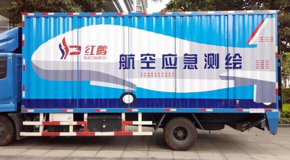 白云区车体广告双面喷绘,车身贴喷厂家(图)